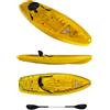 Big Mama Kayak canoa GIL 2.0 Big Mama Kayak canoa monoposto da 254 cm + seggiolino + pagaia - giallo