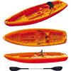 Big Mama Kayak kayak GIL 2.0 Big Mama START - canoa monoposto da 254 cm + seggiolino + pagaia - arancio