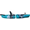 Big Mama Kayak Kayak divisibile a pedali con pinne Big Mama START S300 fishing + 2 portacanne orientabili