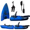 Big Mama Kayak Kayak divisibile a pedali con pinne Big Mama START S300 colore blue