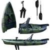 Big Mama Kayak Kayak divisibile a pedali con pinne Big Mama START S300 colore Army