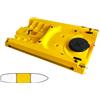 Big Mama Kayak modulo centrale per kayak Split Big Mama Kayak colore ( giallo)