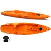 Big Mama Kayak Canoa 1 posto singolo Skippy 2.0 Expedition Big Mama Kayak - Kayak 305 cm con 1 posto adulto + 1 posto bambino + seggiolino (PACK 2) - orange