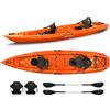 Big Mama Kayak Kayak due posti Mojito Big Mama Kayak - canoa 380 cm - 2 posti adulto + 1 posto bambino + 2 gavoni + 2 ruote integrate + 2 pagaie + 2 seggiolini- orange