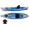 Big Mama Kayak Canoa 1 posto singolo acquaprima limited edition Big Mama Kayak, monoposto 310 cm + 2 gavone + 1 seggiolino (pack 2) - snake blu