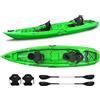 Big Mama Kayak Kayak due posti Mojito Big Mama Kayak - canoa 380 CM - 2 posti adulto + 1 posto bambino + 2 gavoni + 2 ruote integrate + 2 pagaie + 2 seggiolini - verde