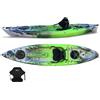 Big Mama Kayak Canoa 1 posto singolo acquaprima limited edition Big Mama Kayak, monoposto 310 cm + 2 gavone + 1 seggiolino (pack 2) - snake green