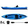 Big Mama Kayak Canoa monoposto acquaprima Big Mama Kayak 310 cm + 2 gavone + 3 portacanne + 1 pagaia + 1 seggiolino (full pack) - azzurro