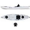 Big Mama Kayak Canoa 1 posto acquaprima Big Mama Kayak - kayak da 310 cm + 2 gavone + 1 seggiolino (pack 2) - granit