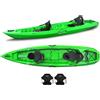Big Mama Kayak Canoa due posti Mojito Big Mama Kayak - 380 cm - 2 posti adulto + 1 posto bambino + 2 gavoni + 2 ruote integrate + 2 seggiolini - verde