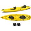 Big Mama Kayak Canoa due posti Mojito Big Mama Kayak - 380 cm - 2 posti adulto + 1 posto bambino + 2 gavoni + 2 ruote integrate + 2 seggiolini - giallo