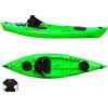 Big Mama Kayak Kayak monoposto Privat 2.0 Big Mama Kayak canoa da 295 cm + 2 gavoni + 1 seggiolino (PACK 2) - VERDE