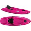 Big Mama Kayak Kayak Monoposto Jolly 2.0 Big Mama Kayak canoa 260 cm + 1 gavone + 1 seggiolino (PACK 2) Made in Italy - ROSA