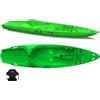 Big Mama Kayak Canoa monoposto Skippy 2.0 Big mama kayak - Kayak 305 cm con 1 posto adulto + 1 posto + seggiolino (PACK 2) - VERDE