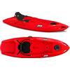Big Mama Kayak Kayak Monoposto Jolly 2.0 Big Mama Kayak canoa 260 cm + 1 gavone + 1 seggiolino (PACK 2) Made in Italy - ROSSO