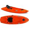Big Mama Kayak Kayak Monoposto Jolly 2.0 Big Mama Kayak canoa 260 cm + 1 gavone + 1 seggiolino (PACK 2) Made in Italy - ARANCIONE