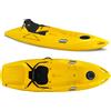 Big Mama Kayak Kayak Monoposto Jolly 2.0 Big Mama Kayak canoa 260 cm + 1 gavone + 1 seggiolino (PACK 2) Made in Italy - GIALLO