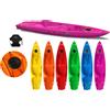 Big Mama Kayak Kayak monoposto skippy 2.0 expedition big mama kayak canoa 305 cm 1 posto adulto + 1 posto bambino + 1 seggiolino (pack 2)
