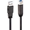 LINDY Cavo USB 10 M USB USB a USB B Nero - 43098