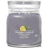 Yankee Candle Black Tea & Lemon Signature Media Tea & Lemon Signature Candela Profumata Giara Signature