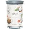 Yankee Candle Coconut Beach Signature Tumbler Candela Profumata Tumbler Signature