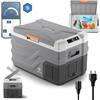 peme Quest 26,8L - Frigorifero a compressore con controllo tramite app, funzione congelamento & riscaldamento, alimentazione 12V/24V & 230V - Perfetto per campeggio, outdoor & auto