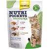 GimCat Nutri Pockets Country Mix - Snack croccante per gatti con ripieno cremoso e ingredienti funzionali - 1 sacchetto (1 x 150 g)