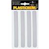 4R Quattroerre.it - 5727 - Strisce Rifrangenti per Plastiche Moto, Bianco, 19,2 x 9,5 cm