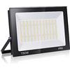 loyal Faretto LED da 150 W, 3000 K, 5000 lm, super luminoso, per interni, IP65, impermeabile, per esterni, per giardino, cortili, garage, bianco caldo [classe energetica F]