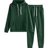 HAOLEI Tuta Donna Sportiva Completa Invernale Tuta Leggero In Calda Morbida Comoda Set Da Ginnastica Jogging Tracksuit Fitness Felpa Con Cappuccio E Pantalone Palestra Donna Tuta Felpata per la Casa