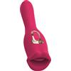You2Toys Oral Fun Double Vibrator Moving Lips, Vibrating Thong & Shaft Red