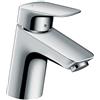 hansgrohe Logis Miscelatore monocomando lavabo 70 senza saltarello, cromo, 71071000