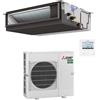 Mitsubishi CONDIZIONATORE MITSUBISHI CANALIZZABILE 36000 BTU MONOSPLIT INVERTER TRIFASE PEAD-M100JA