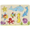 Puzzle con pomelli Mondo sottomarino Goki