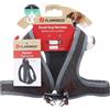 Flamingo Cane Pettorina Step&Go Herbert Marrone Scuro L 37cm 44cm