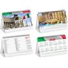 Calendario da tavolo personalizzato Città D'Italia 19 x 14,5 cm personalizzate o neutre