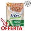Life Cat Natural Filetti di Pollo con Salmone - Bustina Da 70 Gr - CONFEZIONE RISPARMIO