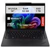 Lenovo - Notebook 14 Pollici ThinkPad T14s Gen 6, PC Portatile Professionale Windows 11 Pro, AMD Ryzen AI 7 PRO 360, RAM 32GB LPDDR5X, 1TB SSD NVMe - Laptop Grafica AMD Radeon, Computer Audio Dolby