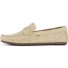Tommy Hilfiger Mocassini in Pelle Scamosciata Uomo, Beige (Beige/Brown), 43