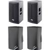 FBT X-PRO 115A coppia casse attive 15" con cover 1500W di picco feste DJ live