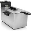 TRISTAR Friggitrice Elettrica Professionale Capacità 3 Litri Potenza 2000 Watt Termostato regolabile colore Acciaio - FR-6946