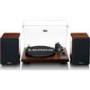 Lenco Piatto audio Giradischi con trasmissione a cinghia Nero Legno Manuale - LS-600WA