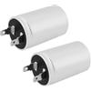 ECSiNG 2 Pezzi Lampeggiatore Per Moto 6 V 2x21 W Relè Lampeggiatore A 2 Pin Compatibile Con Simson S50 S51 S70 Compatibile Con MZ TS125 TS150 TS250 (OEM 8581.19/204181)