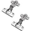 Hettich 95 Grado Standard Cerniera con Montaggio Scivolare Battuta Esterna per Ante Mobili da Cucina Gabinetto Cerniere per Armadio Porta Slide on 2333 Fatto in Germania 2 Pezzi