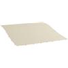 Outsunny Telo Copertura per Gazebo Pergola 3x3 m in Poliestere con 16 Fori di Drenaggio, 297x297 cm, Beige