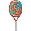 SPORTNOW Racchetta Beach Tennis in Fibra di Carbonio con Impugnatura Antiscivolo e Borsa di Trasporto, Giallo