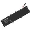 HUBEI 6GTPY 5XJ28 batteria estesa per laptop per Dell XPS 15 9550 9560 9570 7590 (modello 2019) P56F001 P56F002 Precision 5510 5520 5530 5540 Workstation portatile 2 in 1 Vostro 7500 (11.4V 97Wh)