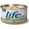 Life Cat Natural Tonno e Cernia - Cibo Umido Gatto, 85g Prezzo x 6 unità