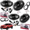 Pioneer Kit 8 Casse Altoparlanti Pioneer Anteriori e Posteriori per Renault Kadjar