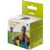 NOVA ARGENTIA Srl IND. FARM Ceroxmed Sport Bendaggio Adesivo Elastico Kinetic-Tape 5cmx5m Blu - Nastro per Riabilitare Articolazioni e Muscolatura